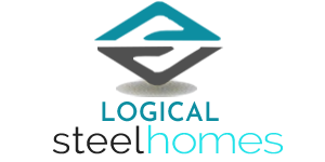 Logicalsteelhomes steel frame construction company Logo